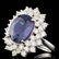 14k Gold 8.50ct Sapphire 3.00ct Diamond Ring - 2