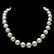 18K Gold Pearl 0.60ct Diamond Necklace