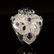 14K Gold 11.61ct Star Sapphire, 1.38ct Sapphire 1.55ct - 3