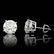 14k White Gold 5.09ct Diamond Earrings - 2