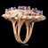 14k Rose 5.50ct Tanzanite 1.60ct Diamond Ring - 2