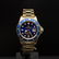Rolex 18K Gold Submariner 40mm Blue Dial Men's