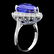 18k Gold 9.00ct Tanzanite 1.35ct Diamond Ring - 3