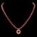 14k Gold 40.5ct Ruby 2.55ct Diamond Necklace - 3