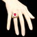 14k Gold 4.50ct Ruby 0.65ct Diamond Mens Ring - 4