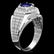 14k Gold 2.00ct Sapphire 0.60ct Diamond Mens Ring - 2
