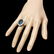 14k White Gold 11.50ct Topaz 1.65ct Diamond Ring - 3