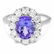 14k Gold 3.25ct Tanzanite 1.20ct Diamond Ring - 2
