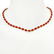 14K Gold 26.32ct Coral 1.79ct Diamond Necklace