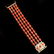 14K Gold 58.82ct Coral 1.21ct Diamond Bracelet - 2