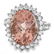 14k Gold 9.50ct Morganite 1.20ct Diamond Ring - 3