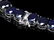14k Gold 165ct Sapphire 1.8ct Diamond Necklace - 4