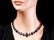 14k Gold 165ct Sapphire 1.8ct Diamond Necklace - 6
