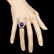 14k Gold 6.50ct Sapphire 0.90ct Diamond Ring - 4