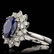 14k Gold 3.50ct Sapphire 0.70ct Diamond Ring - 2