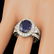 14k Gold 6.50ct Sapphire 1.60ct Diamond Ring - 3
