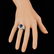 14k Gold 6.50ct Sapphire 1.60ct Diamond Ring - 4