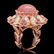 14K Gold 15.51ct Rose Quartz, 1.25ct Pink Sapphire - 2