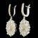 14k Gold 4.75ct Diamond 1.50ct Sapphire Earrings - 2