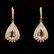 14K Gold 13.6ct Morganite 6.73ct Diamond Earrings