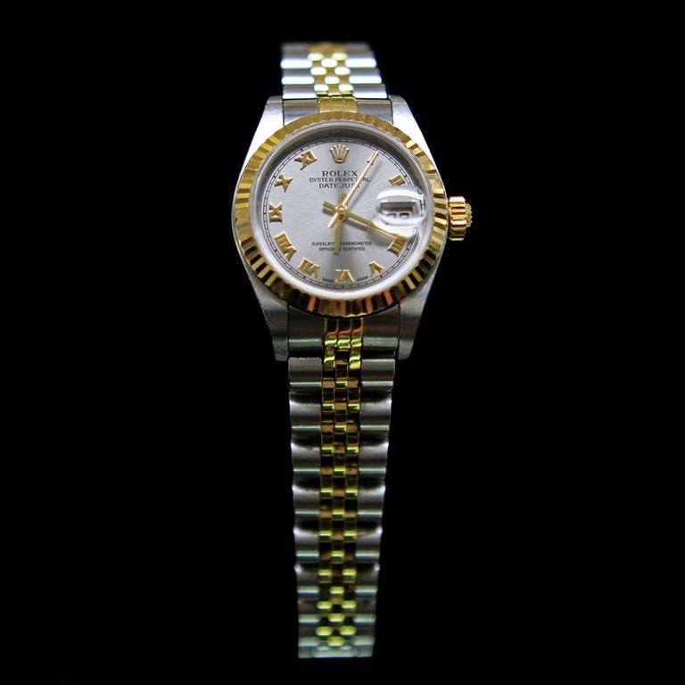 Rolex Two-Tone DateJust 26mm Womens Wristwatch: ****** Rolex Two-Tone DateJust 26mm Womens Wristwatch ****** One Womens, Rolex Two-Tone DateJust 26mm Womens Wristwatch Stainless Steel & 18K Solid Yellow Gold electronically tested and polished / Cas
