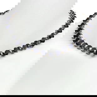 14K Gold 144.55ct Sapphire 4.25ct Diamond Necklace: Retail: $60,710.00 ****** 14K Gold 144.55ct Sapphire 4.25ct Diamond Necklace ****** Metal: 14K Solid Gold / Total Item Weight: 71.5 grams / Country Made: United States / / Main Stone: Sapphire /