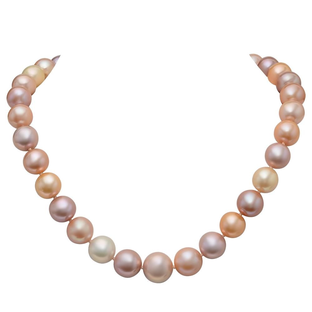 12-15mm Natural South Sea Pearl Necklace: Retail: $15,000.00 ****** 12-15mm Natural South Sea Pearl Necklace ****** Size: 12 - 15mm / Total Item Weight: 98.0 / Country Made: USA / / Main Stone: Pearl / Color: Multi-Color / Treatment: None / T