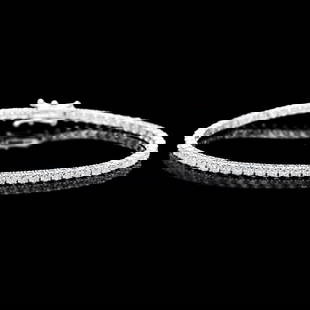 18k White Gold 4.50ct Diamond Bracelet: Retail: $16,900.00 ****** 18k White Gold 4.50ct Diamond Bracelet ****** Metal: 18k Solid White Gold / Size: 7.5 / Total Item Weight: 8.0 grams / Country Made: United States / / Main Stone: Diamond /