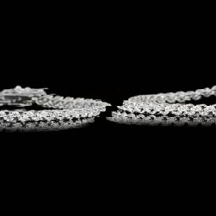 18k White Gold 6.25ct Diamond Bracelet: Retail: $37,800.00 ****** 18k White Gold 6.25ct Diamond Bracelet ****** Metal: 18k Solid White Gold / Size: 7 / Total Item Weight: 10.0 grams / Country Made: United States / / Main Stone: Diamond /