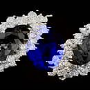 18k Gold 10.00ct Tanzanite 3.60ct Diamond Ring