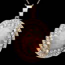 14k Gold 9.70ct Opal 2.30ct Diamond Pendant