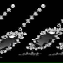 14k White Gold 13.88ct Diamond Earrings