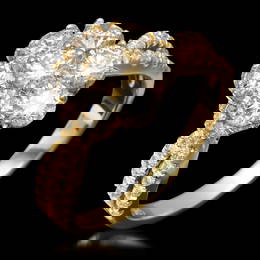 14k Yellow Gold 1.90ct Diamond Ring