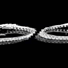 18k White Gold 8.00ct Diamond Bracelet