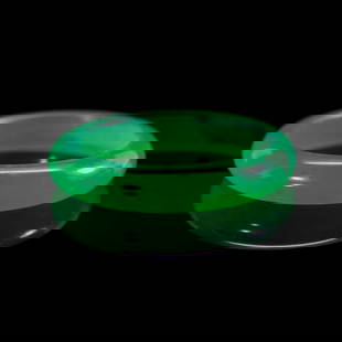 Jadeite Bangle: ****** Jadeite Bangle ****** One Women's, Natural Jadeite Bangle / Main Stone: Natural Jadeite / Shape: Round / Total Carat Weight: 247 ct / Weight of item: 49 grams / Color: Intense Green / Treatment