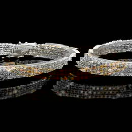 18k White Gold 8.50ct Diamond Bracelet