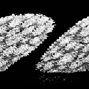 14k White Gold 2.50ct Diamond Ring: Retail: $13,200.00 ****** 14k White Gold 2.50ct Diamond Ring ****** Metal: 14k Solid White Gold / Size: 6.5 / Total Item Weight: 8.0 grams / Country Made: United States / / Main Stone: Diamond /