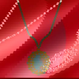 14K Gold 19.88cts Opal & 11.76cts Diamond Necklace