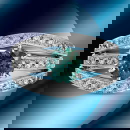 14K Gold 1.68cts Diamond Ring