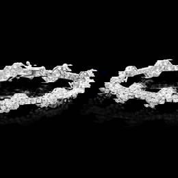 18k White Gold 8.20ct Diamond Bracelet