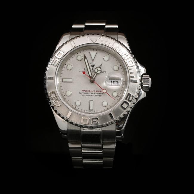 Rolex YachtMaster SS 40mm Mens Wristwatch (1 of 3)