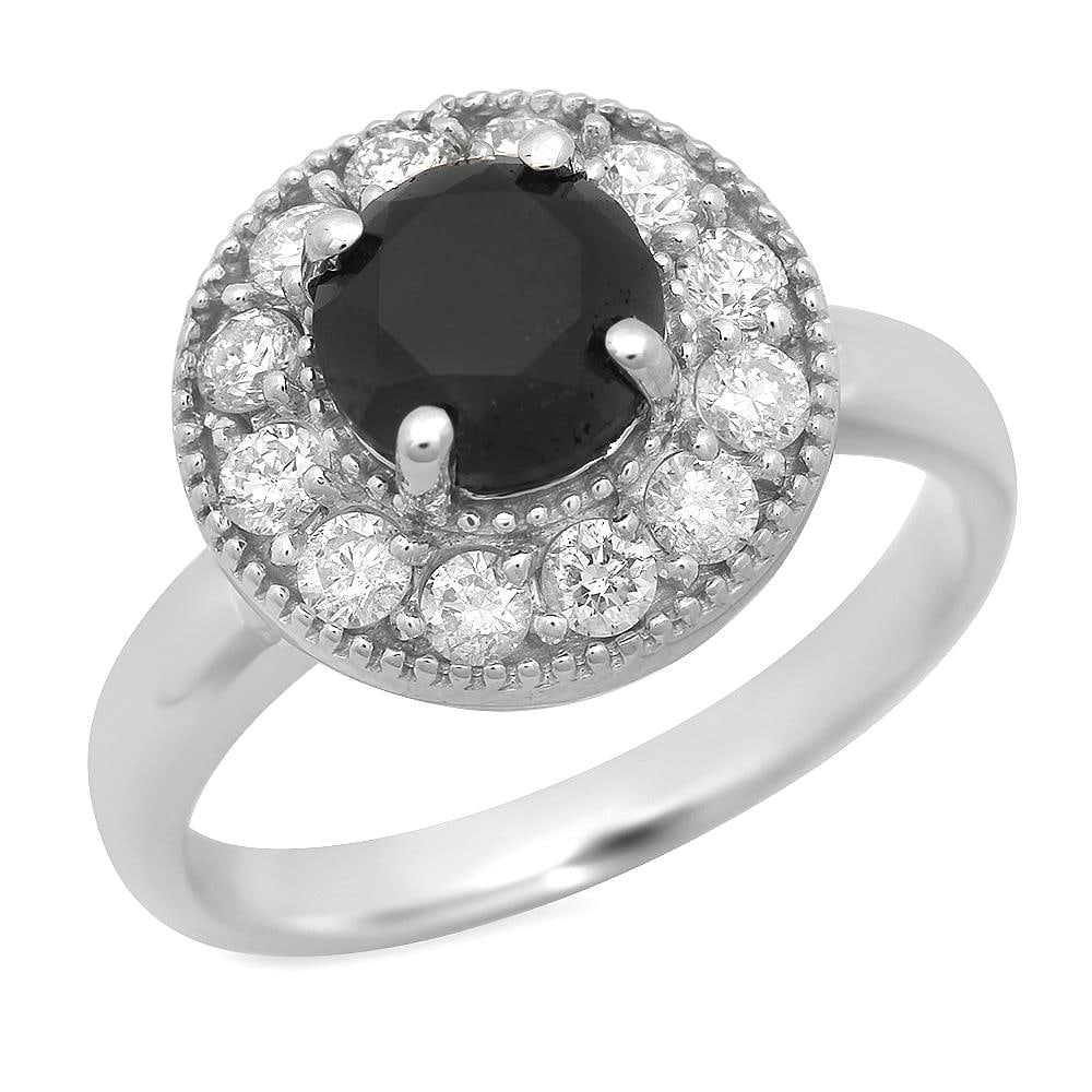 14K Gold 1.57ct Fancy Color Diamond 0.65ct Diamond Ring (1 of 5)