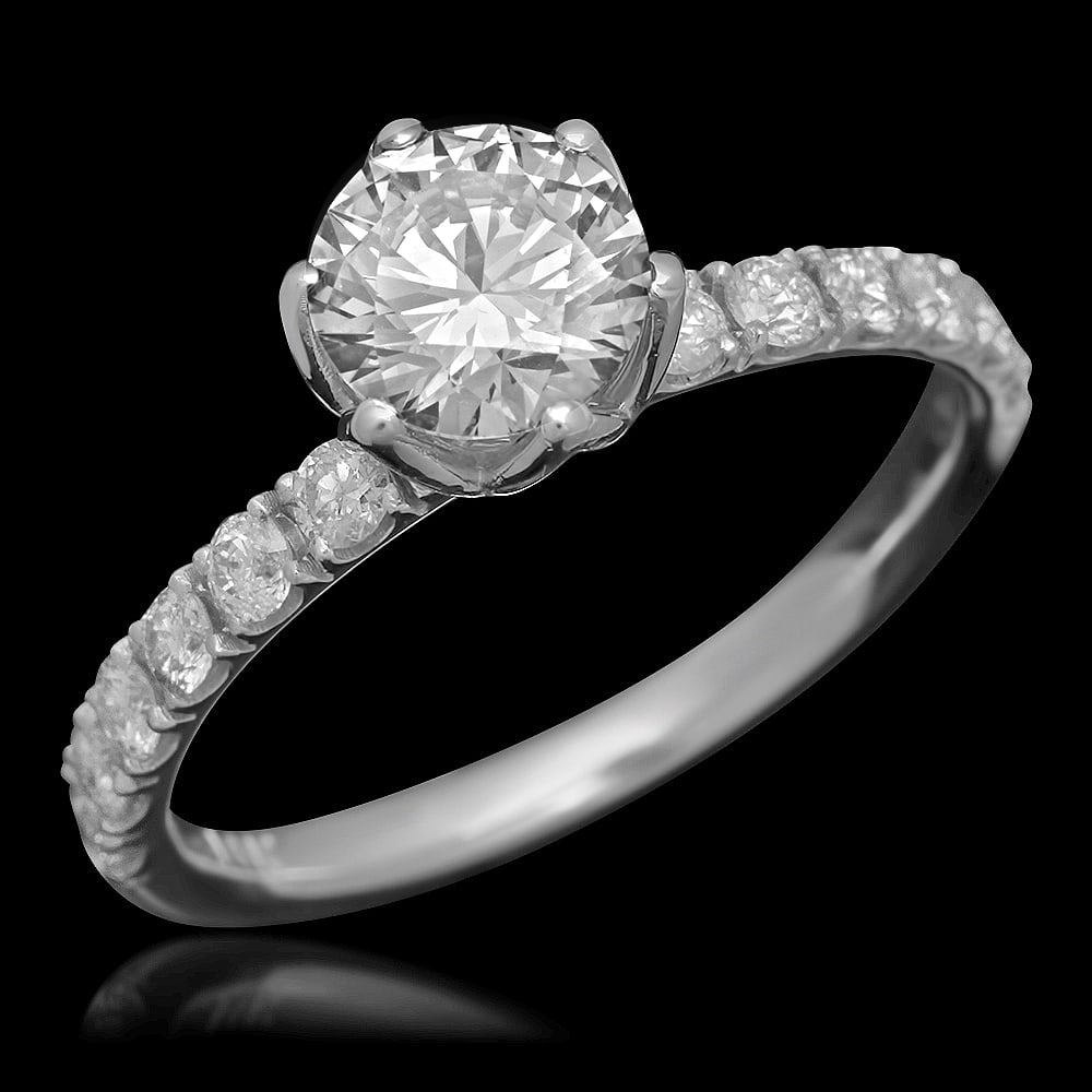 14K Gold 1.51ct Diamond Ring: Retail: $16,448.00 ****** 14K Gold 1.51 Diamond Ring ****** Metal: 14K Solid Gold / Total Item Weight: 2.8 grams / Carat Total Weight: 1.51 / Country Made: United States / / Main Stone: Natural Diamon
