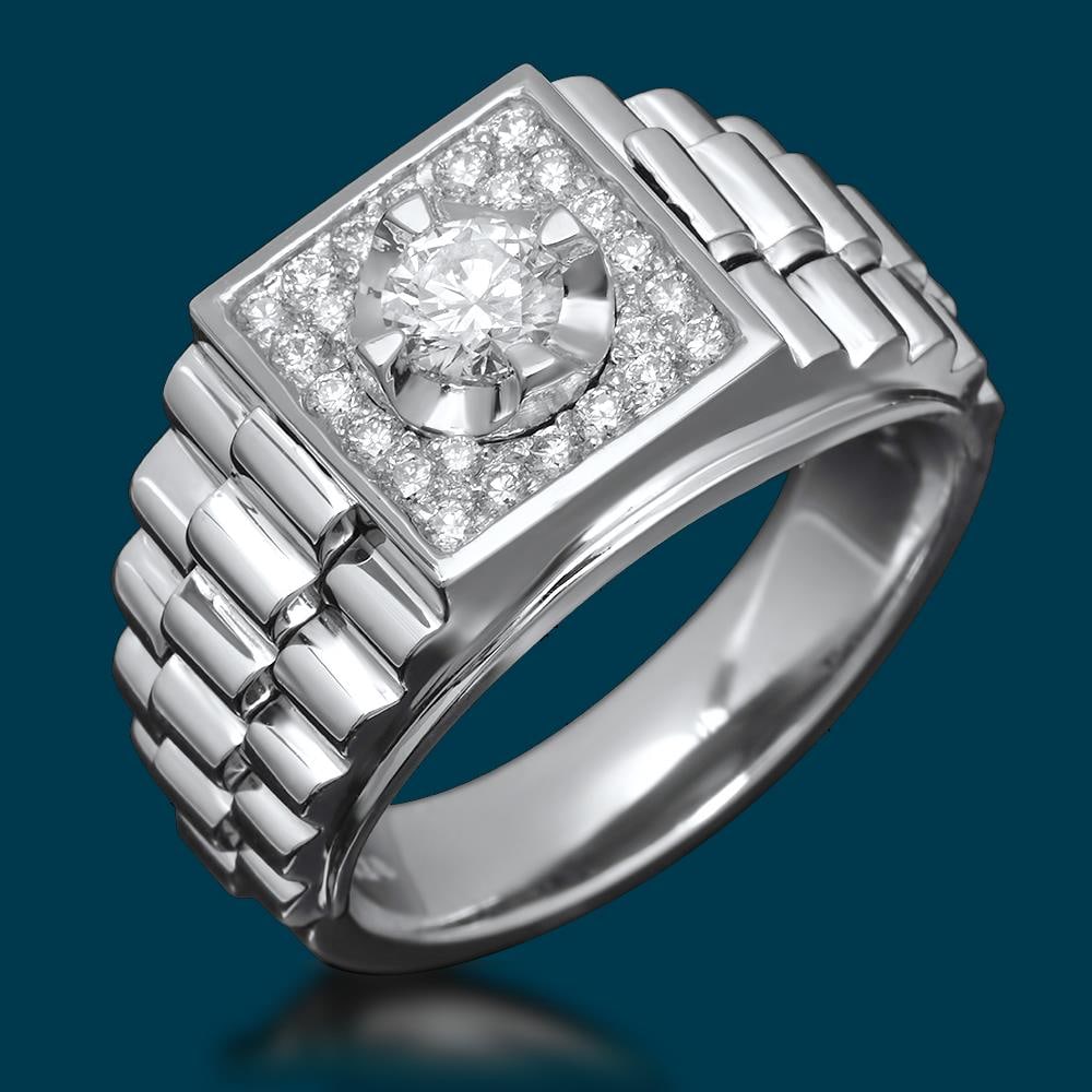 14k White Gold 1.02ct Diamond Ring: Retail: $6,900.00 ****** 14k White Gold 0.45ct & 1.02ct Diamond Ring ****** Metal: 14K White Gold / Total Item Weight: 12.0 grams / Country Made: United States / / Main Stone: Diamond / Color: None / 