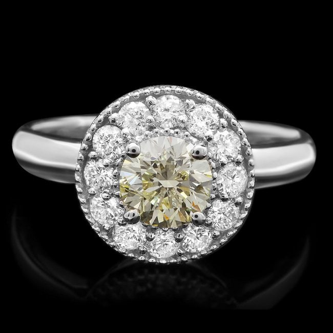 14k White Gold 1.25ct Diamond Ring