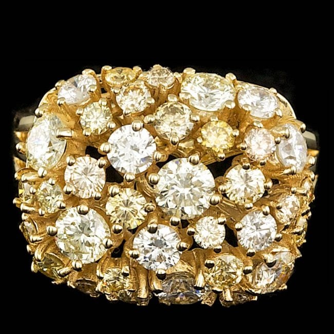 14k Yellow Gold 3.10ct Diamond Ring (1 of 5)