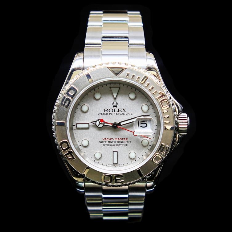 Rolex YachtMaster 40mm Mens Wristwatch: ****** Rolex YachtMaster 40mm Mens Wristwatch ****** One Mens, Rolex YachtMaster 40mm Mens Wristwatch Stainless Steel electronically tested and polished / Case: Stainless Steel, 40mm / Dial: Grey / Be