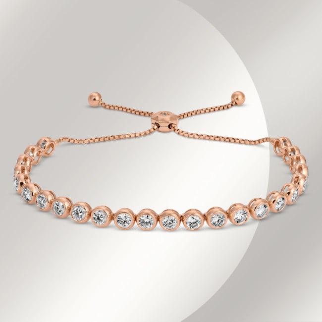 14k Gold 4.90ct Diamond Bracelet: Retail: $26,380.00 ****** 14k Gold 4.90ct Diamond Bracelet ****** Metal: 14k Solid Rose Gold / Size: / Total Item Weight: 11.5 grams / Country Made: USA / / Main Stone: Diamond / Color: / Carat Total 