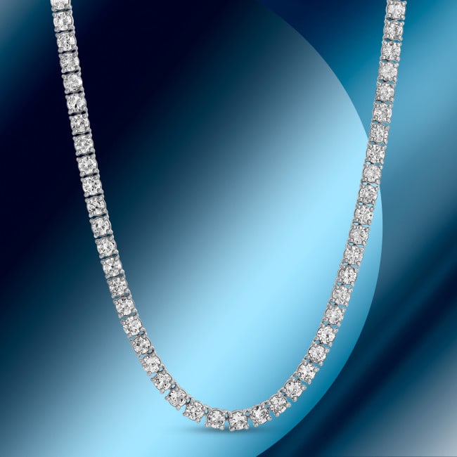 14k Gold 18.60ct Diamond Choker Necklace: Retail: $101,300.00 ****** 14k Gold 18.60ct Diamond Choker Necklace ****** Metal: 14k Solid White Gold / Size: 15 inches / Total Item Weight: 25.1 grams / Country Made: USA / / Main Stone: Diamond / C