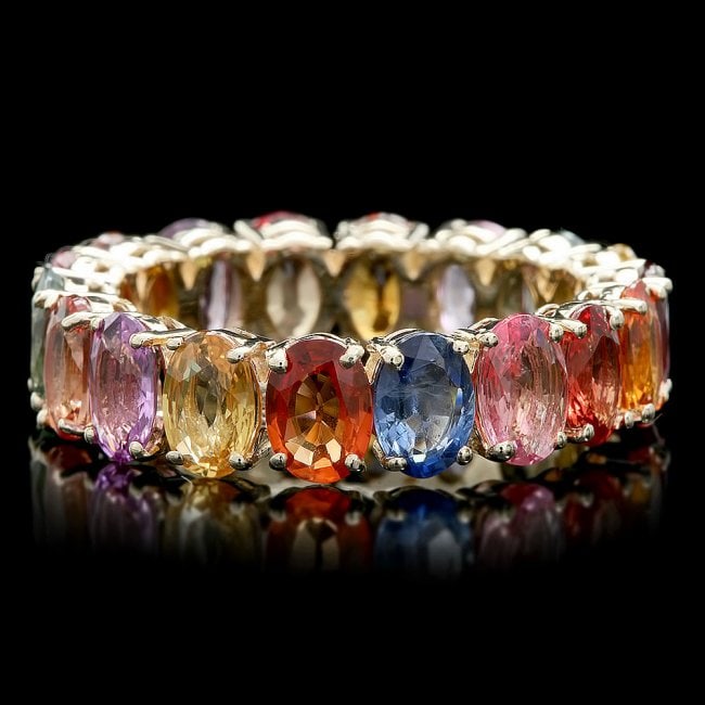 14k Yellow Gold 9.50ct Sapphire Ring: Retail: $4,800.00 ****** 14k Yellow Gold 9.50ct Sapphire Ring ****** Metal: 14k Solid Yellow Gold / Size: 9.5 / Total Item Weight: 6.0 grams / Country Made: United States / / Main Stone: Sapphire / Co